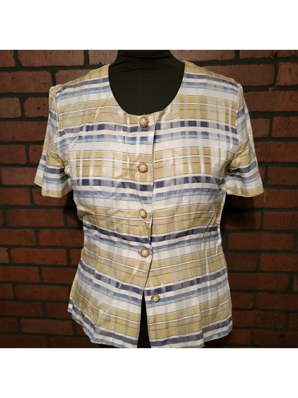 Vintage - Maren pant suit -short sleeve Jacket/Top - 1990's pant suit